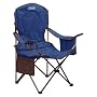 Coleman Oversized Quad Chair with Cooler, Blue