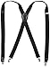 Dockers Pants Suspenders for Men - Heavy Duty Clips and X Back Adjustable Straps for Adults,Textured Black,One sizee