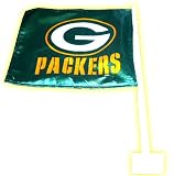 Green Bay Packers Two Sided Car Flag