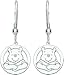 14K White Gold Disney Winnie the Pooh Dangle title=