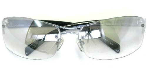 ◆メタルフレーム◆シャープな定番♪　silver/clearHmirror
