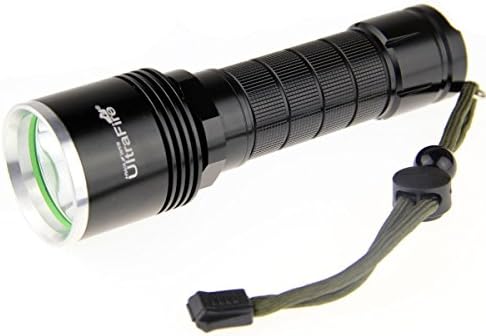 UltraFire® Wf-509b Cree Xm-l T6 1200lm 5-mode White Light Zooming Led Flashlight Fishing Hunting Camping Hiking, Black