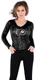 Philadelphia Flyers Women's Burnout Team Long Sleeve Thermal - by Alyssa Milano