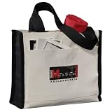 Classic Cotton Box Tote Natural withBlack Accents 7900-34BK