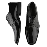 ViaSpiga Patent Leather Tuxedo Shoe