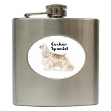 Cocker Spaniel Hip Flask (6 oz)