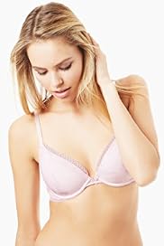 Underwired Lace T-Shirt Plunge A-DD Bra with Modal