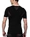 No.66 Town Men's Burn Fat Body Shaper Corset Sports Short Sleeve T-shirts