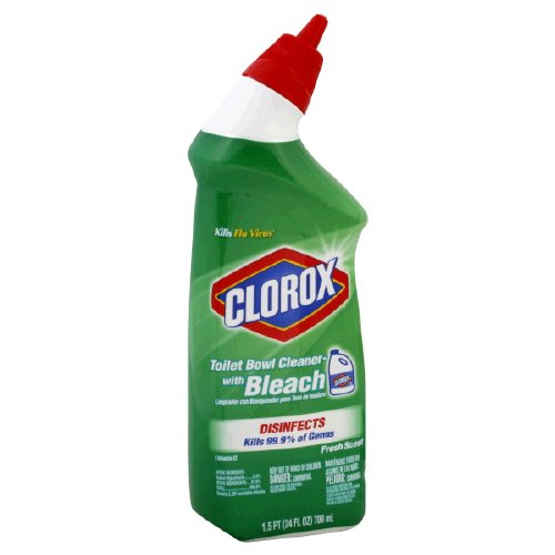 Clorox Toilet Bowl Cleaner, with Bleach, Fresh Scent 24 Fl. Oz. (Pack of 12)