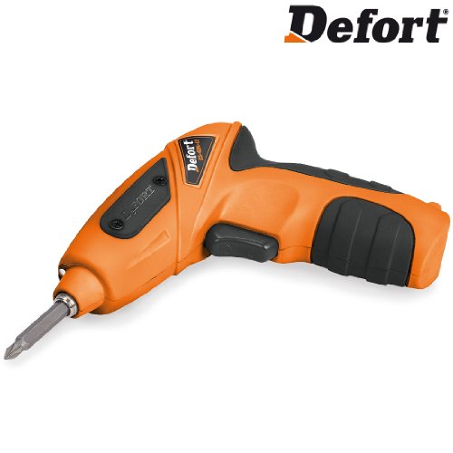 Defort DS-48N-Lt Akku-Schrauber 4.8 Volt inklusiv G&uuml;rteltasche und Bitset