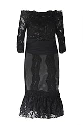Satin Knee Length Short Sheath Lace Long Sleeves Off the Shoulder Evening Dress/Mother-of-the-Bride Dress/Party Dress 