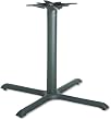 HON BBX36P Single Column Cast Iron Base, 36w x 36d x 27-7/8h, Black