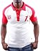 ENGLISH LAUNDRY Clayton Cotton Pique UK Flag Mens Polo White Size L