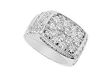Mens Diamond Ring : 14K White Gold 2.65 CT Diamonds 41oL0X%2BtQlL. SL160 Mens Diamond Ring : 14K White Gold 2.65 CT Diamonds