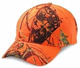 KATI Mossy Oak Break-up/Blaze Orange Camo Cap - SN200