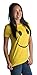 SMILEY FACE (SMILE) TEE! Ladies' T-shirt / Positive, Optimist, Sunny, Happy Shirt, yellow, Medium
