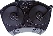 Black DJ Turntables Metal Belt Buckle