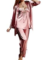 Amybria Luxury Silk Blend One Set Lady'S Sleepwear/Sleepcoat/Pajamas