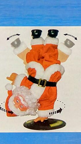 Dancing Santa Claus Animated Christmas Decoration Musical Holiday Indoor Figurine 10 Inches Tall