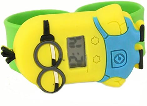 3D Eye Despicable Me Minions Cartoon Clap Watch Precious Milk Dad Cute Children Quartz Wrist Watches