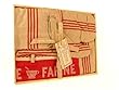 Farine Red Stripe French vintage style boxed gift set with Apron and oven mitt.