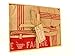Farine Red Stripe French vintage style boxed gift set with Apron and oven mitt.