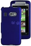 HTC 7 Surround Rubberized Shield Hard Case - Blue