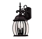 UPC 822920001727 product image for Savoy House 07071-BLK Exterior Collections 3-Light Outdoor Wall Lantern, Black F | upcitemdb.com