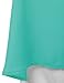 JJ Perfection Women's Solid Woven Sheer Scoop Neck Blouse Tank Top