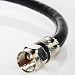 Audio and Video Cables | TV Cables | Digital Video Cables | Coaxial Cables - Mediabridge - Triple Shielded Coaxial Digital Audio Video Cable - Pro Grade F-Pin to F-Pin Nickel Plated Connectors (50 Feet)