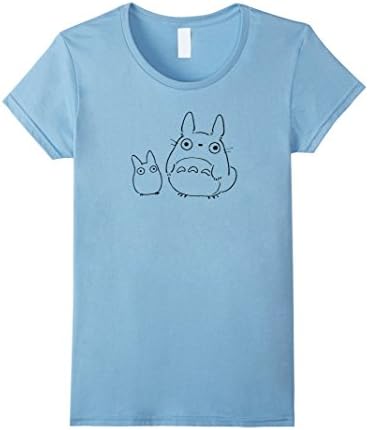 Women's Toto-ro T-Shirt Studio Ghibli T-Shirt Medium Baby Blue