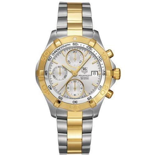TAG Heuer Mens Aquaracer Automatic Chronograph Two-Tone Watch #CAF2120.BB0816 TAG Heuer Mens Aquaracer Automatic Chronograph Two-Tone Watch #CAF2120.BB0816