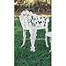 Outdoor Living : Garden Armchair - Each Item Sold Separately (White) (22.25"W x 22"D x 26.75"H)
