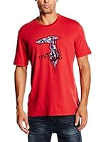 Trussardi Jeans Camiseta Manga Corta Sport Fit Jersey (Rojo)