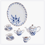 Blue/white Floral Mini Tea Set