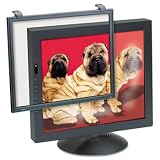 Executive Flat Frame Monitor Filter, 16-19 CRT, Antirad./Static/Glare, Putty