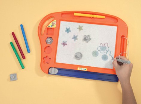 Imagen 10 de Simba - 106335188 - 2 en una pizarra mágica con accesorios - 40x30 cm (de importación de Alemania)