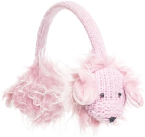 Animal World - Precious the Poodle Earmuffs Light Pink