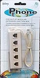 Phone Jack Adapter - Makes Five Phone Jack Outlets