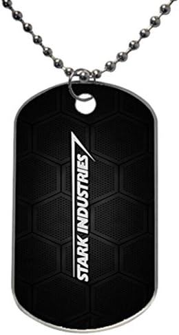 Stark Industries Ultra Image Custom Personalized Aluminum Dog Pet Tag,Comes with 30" inches beads chain