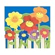 Plush Happy Face Asst Flowers 18" by Fiesta