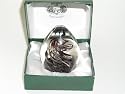 Dark Chocolate Spiral Egg Paperweight