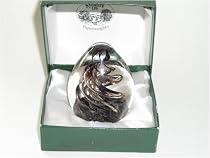 Dark Chocolate Spiral Egg Paperweight