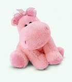 Russ Pink Darly Hippo - 10" sitting