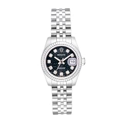 [ロレックス] ROLEX 腕時計 デイトジャスト 179174G ブラック彫りコンピューター 10Pダイヤ レディース [並行輸入品]