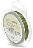 Artistic Wire 28-Gauge Olive Wire, 40-Yards