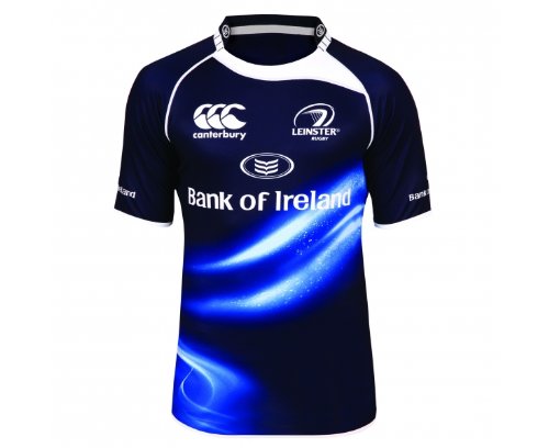 CANTERBURY Junior Leinster Home Pro Rugby Shirt, Navy/White, Age 14