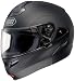 Shoei Multitec Modular Full Face Motorcycle Helmet Matte Black L