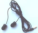 RMKF Black waterproof in-ear hi-fi earphone with Black head for ipod mini nano video classic touch MP3 player new + extra blue earbud + 2 sets inear-earbud + clip on earphone