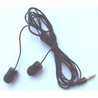 RMKF Black waterproof in-ear hi-fi earphone with Black head for ipod mini nano video classic touch MP3 player iphone 3G new + extra blue earbud and + 2 sets inear-earbud + Clip on earphone